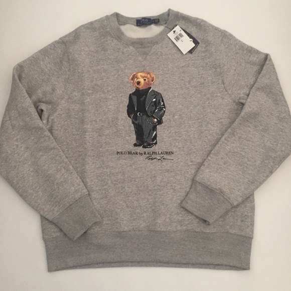 polo tuxedo bear hoodie